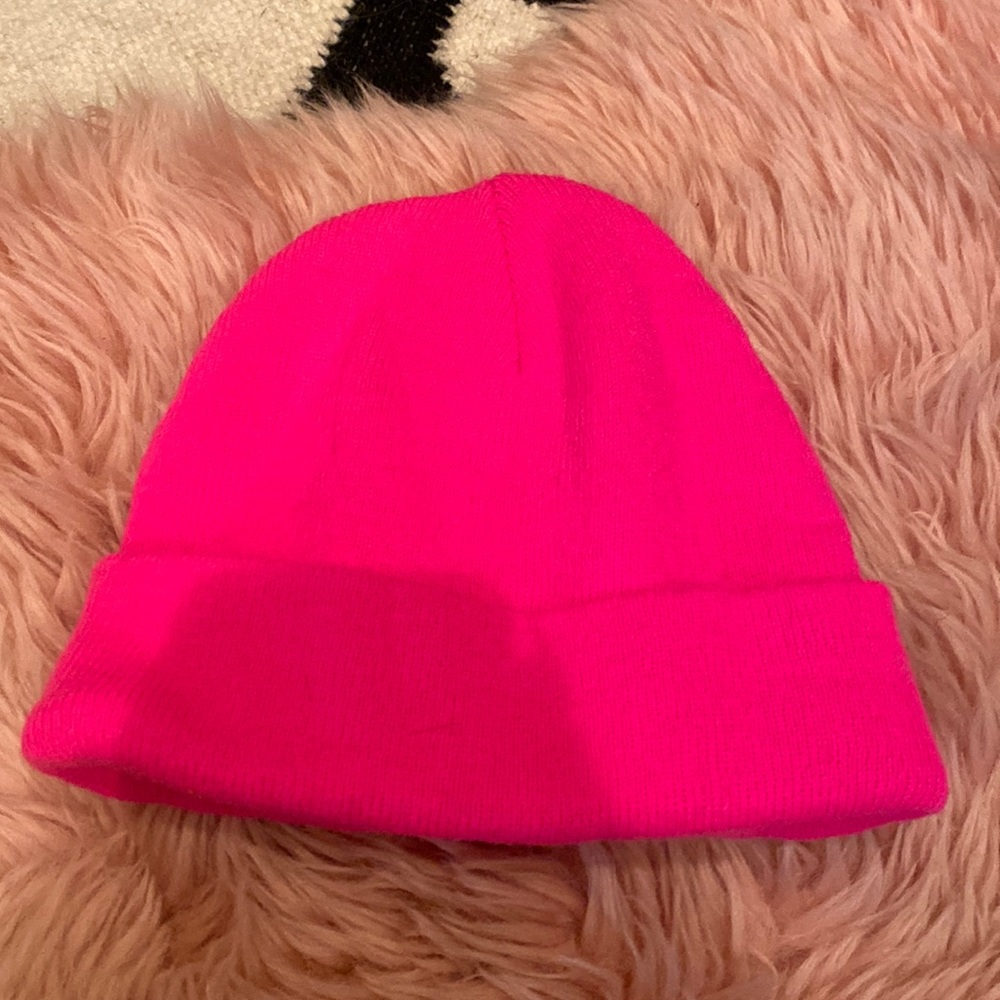 Bright Pink/ Vibrant Winter Knit Hat / Stocking Beanie
